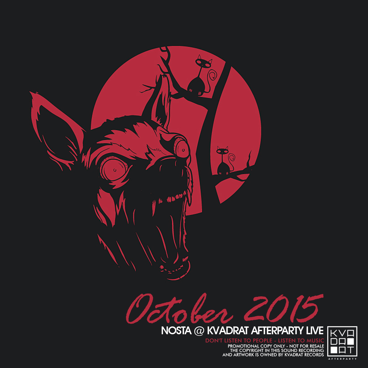 NOSTA - KVADRAT AFTERPARTY LIVE (OCTOBER 2015)