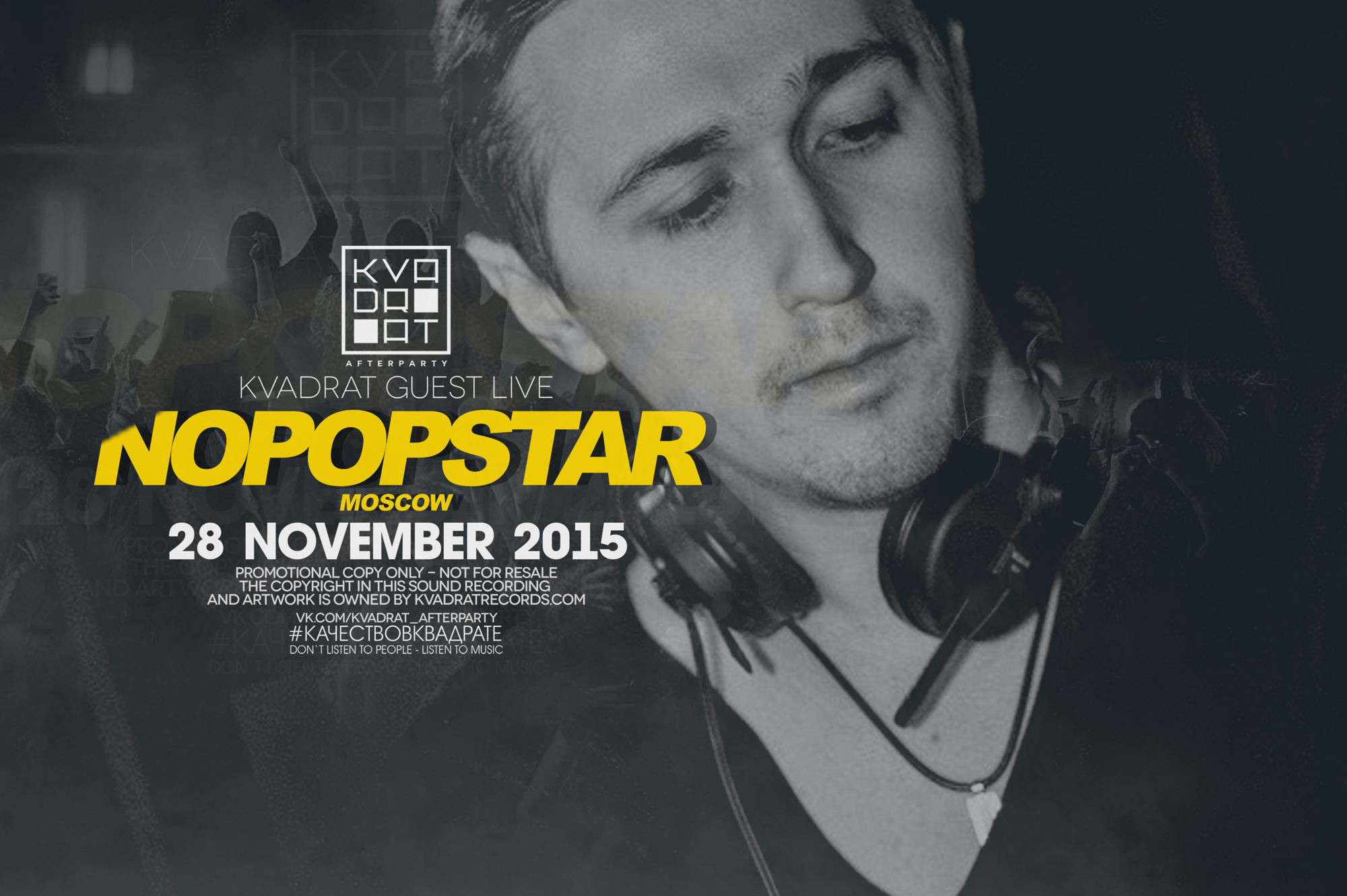 NOPOPSTAR (MOSCOW) @ KVADRAT GUEST LIVE (28 NOVEMBER 2015)