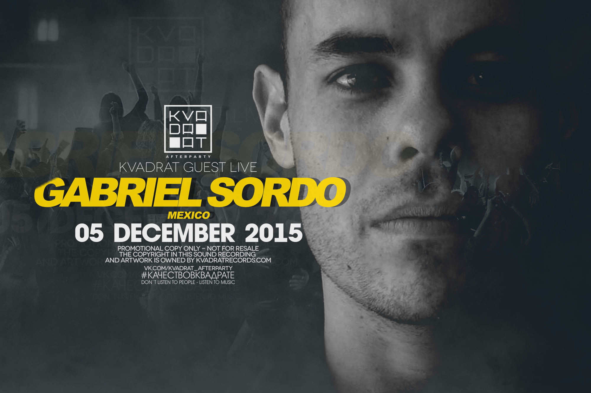 GABRIEL SORDO (MEXICO) @ KVADRAT GUEST LIVE (05 DECEMBER 2015)