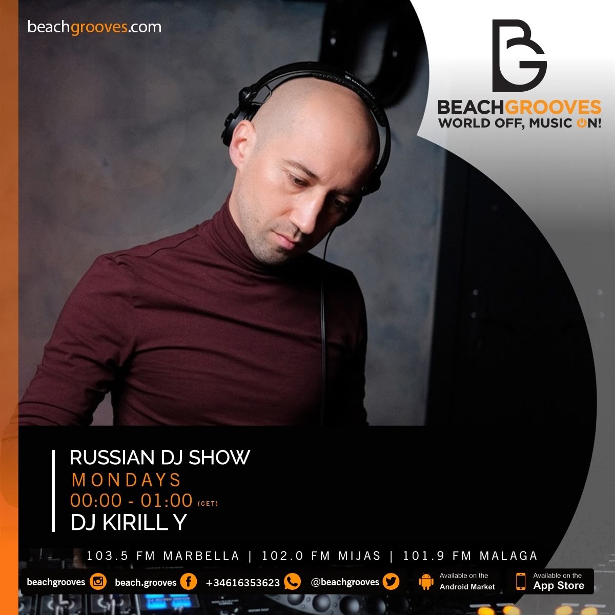 Kirill Y - Russian DJs Show on BeachGrooves Radio (17.11.25)