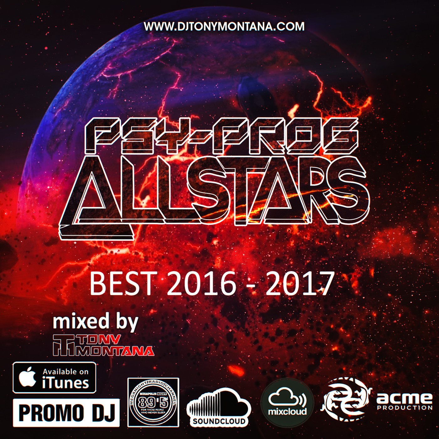 Psy-Prog Allstars podcast BEST 2016 - 2017 with Dj Tony Montana [MGPS 89,5 FM] 24.02.2018 episode artwork