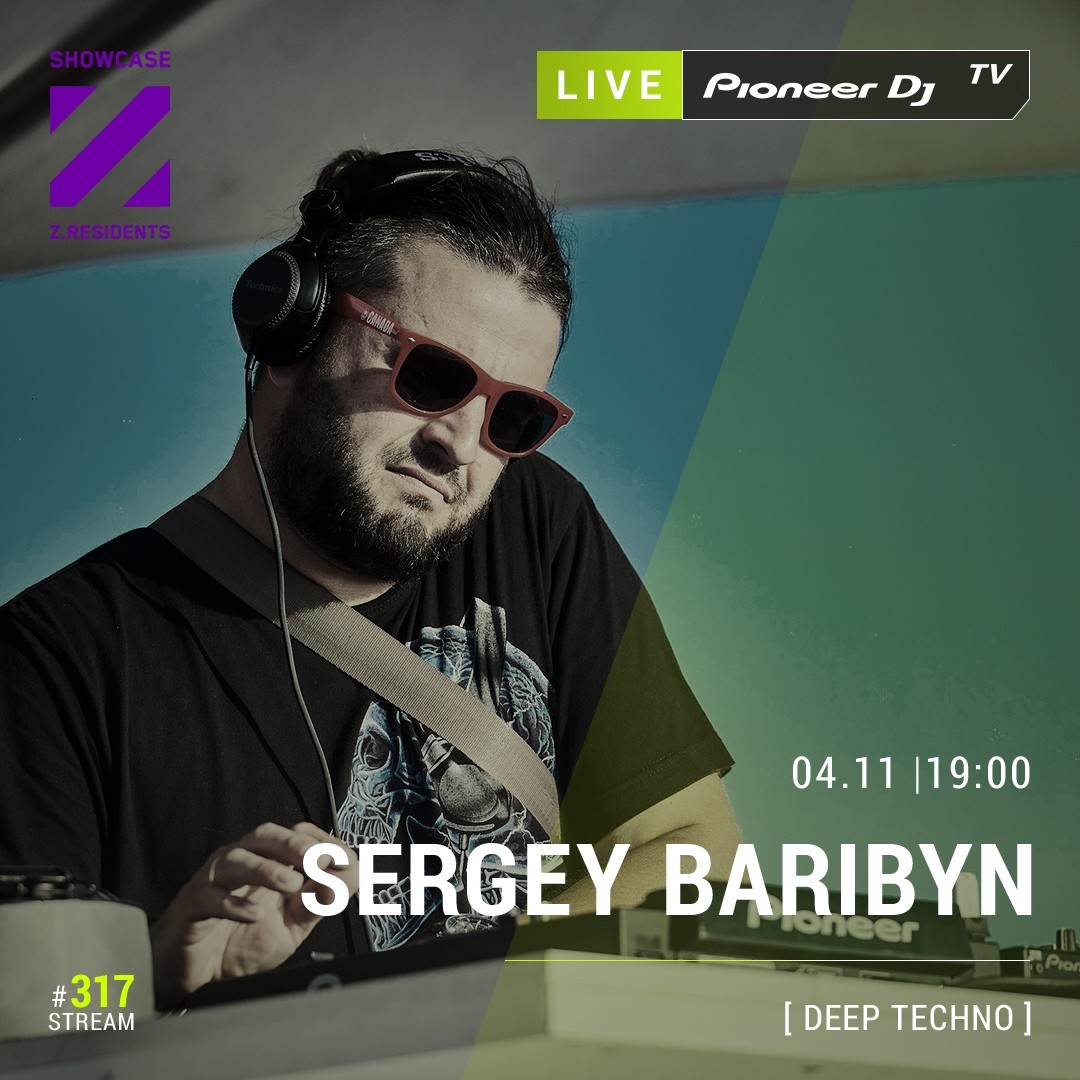 SERGEY BARIBYN [ deep techno ]  Pioneer DJ TV  Moscow 2020-11-04 episode artwork