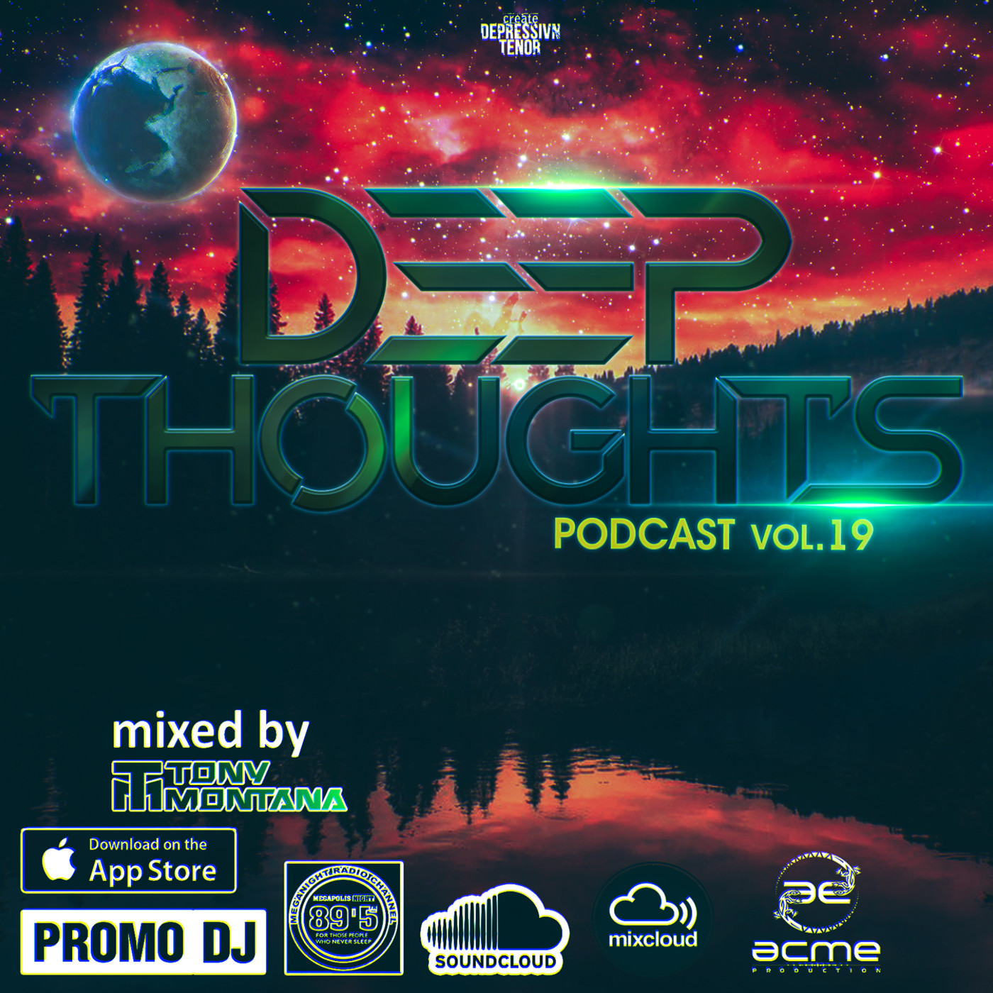 Deep Thoughts podcast # 19 with Dj Tony Montana [MGPS 89,5 FM] 13.01.2017 episode artwork