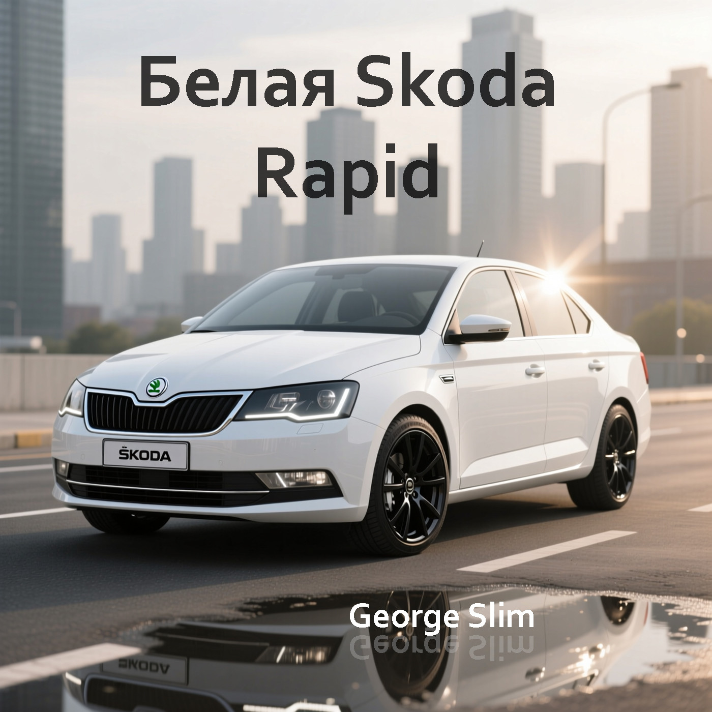 George Slim - Белая Skoda Rapid