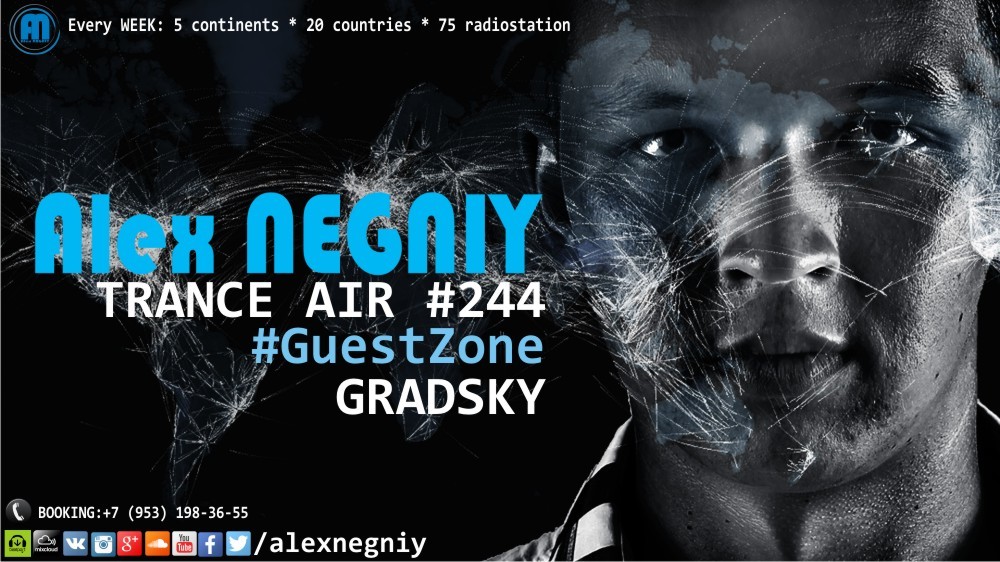 Alex NEGNIY - Trance Air #244 [ #GuestZone: Gradsky ] episode artwork