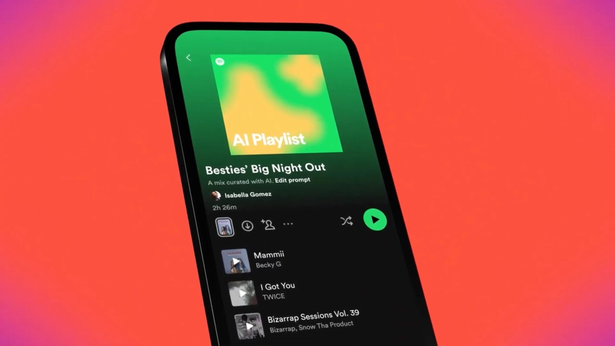 MIXED•NEWS — В Spotify тестируют ИИ-функцию генерации плейлистов по  текстовому запросу