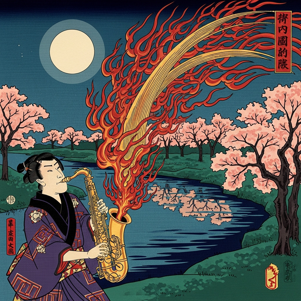 FlyGa - Fire saxophone (relax)