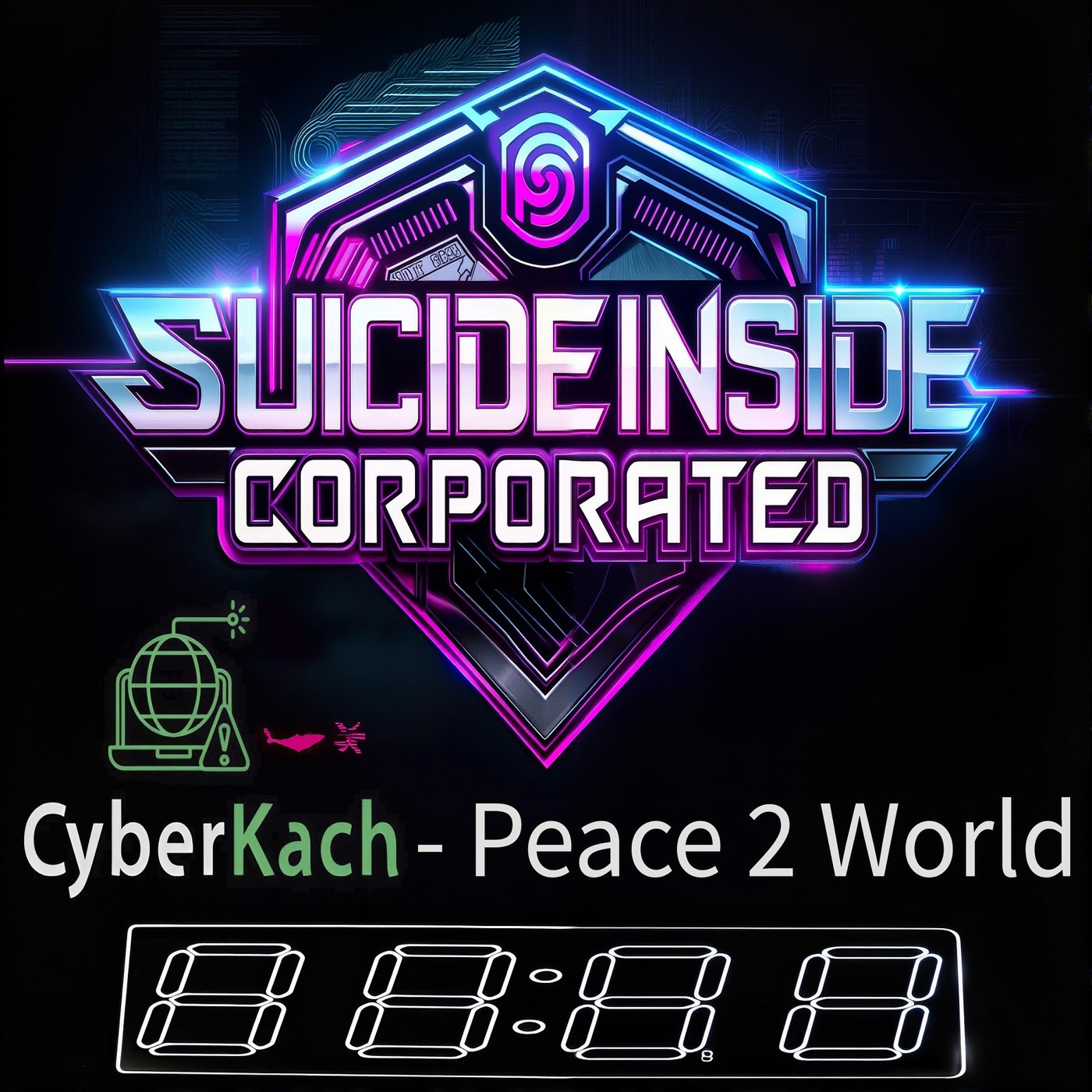 CyberKach - Peace 2 World (Original Mix) (Vocal Mix) [D&B, Neuro] @SuicideInsideCorporation