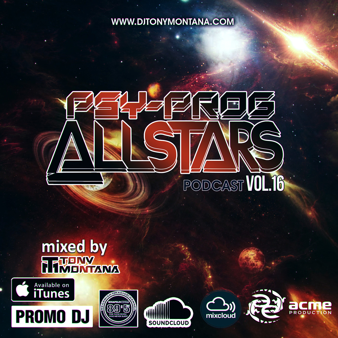 Psy-Prog Allstars podcast # 16 with Dj Tony Montana [MGPS 89,5 FM] 30.09.2017 episode artwork