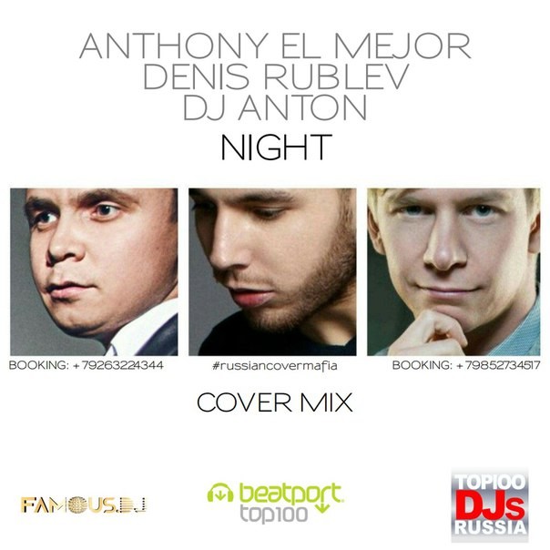 Anthony El Mejor pres. A.Gubin Cover - Night (Dj Denis RUBLEV & Dj ANTON cover mix) episode artwork