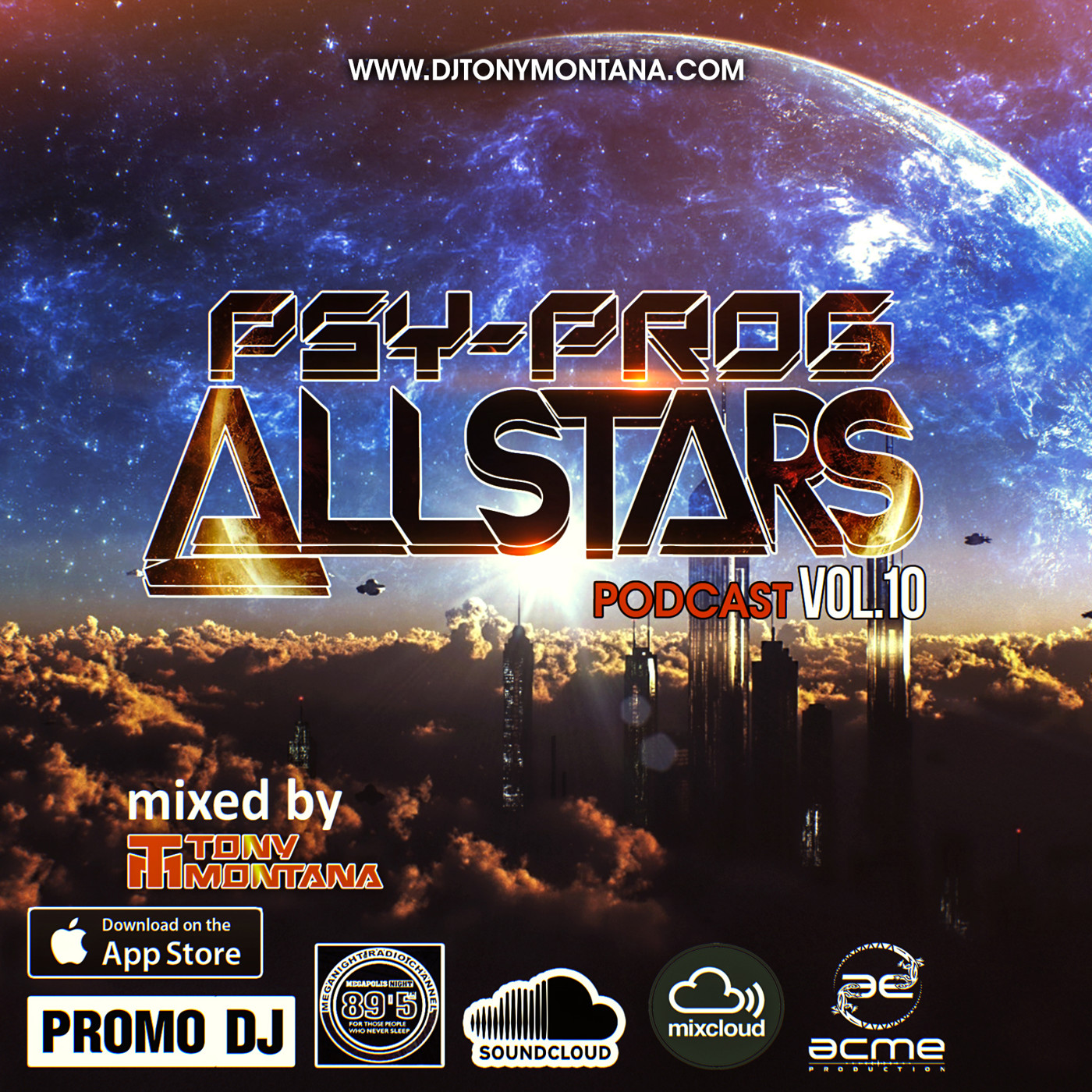 Psy-Prog Allstars podcast # 10 with Dj Tony Montana [MGPS 89,5 FM] 25.02.2017 episode artwork