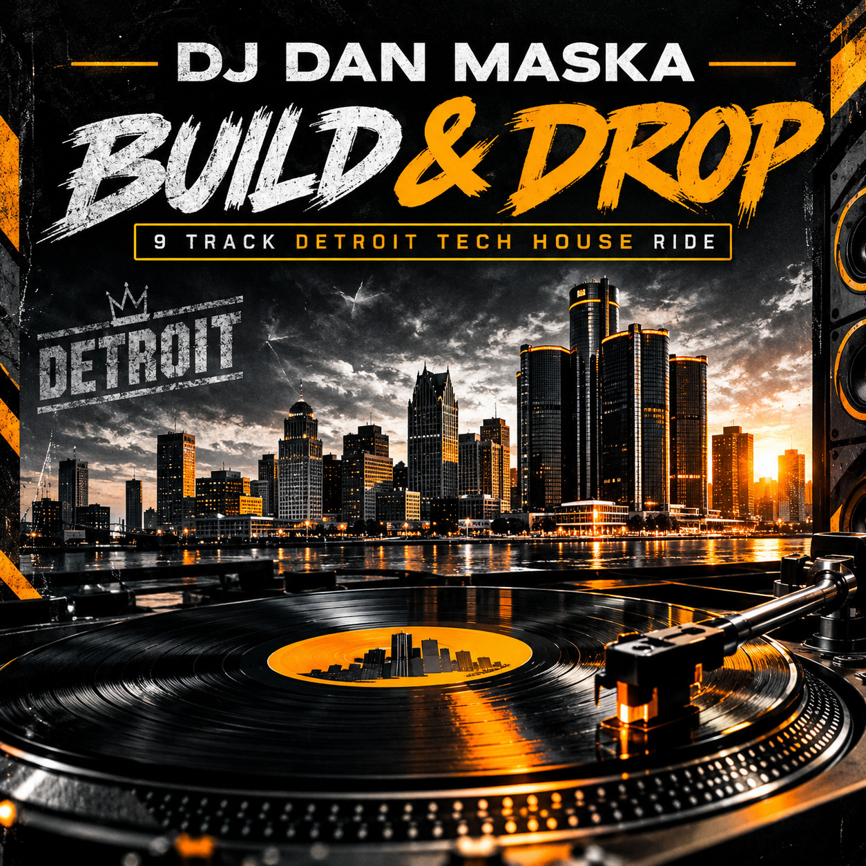 DJ Dan Maska - Build & Drop 9 Track Detroit Tech House Ride episode artwork