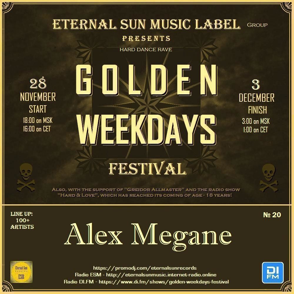 №20. Alex Megane - Eternal Sun Music pres. Golden Weekdays Festival 2025 [ESM]
