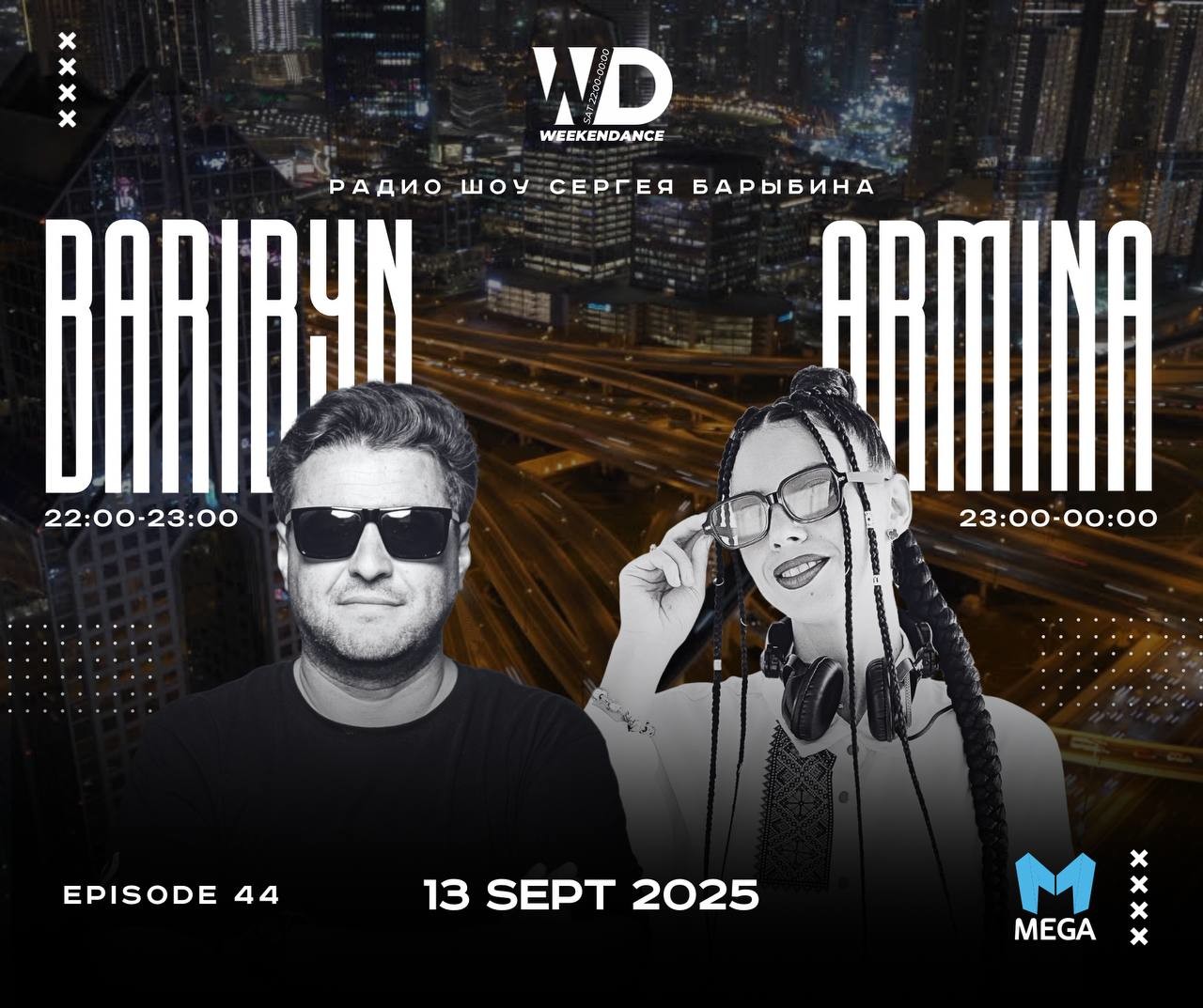 ARMINA @ WeekenDance 2025-09-13 (Mega Radio) mix-2 #44 episode artwork