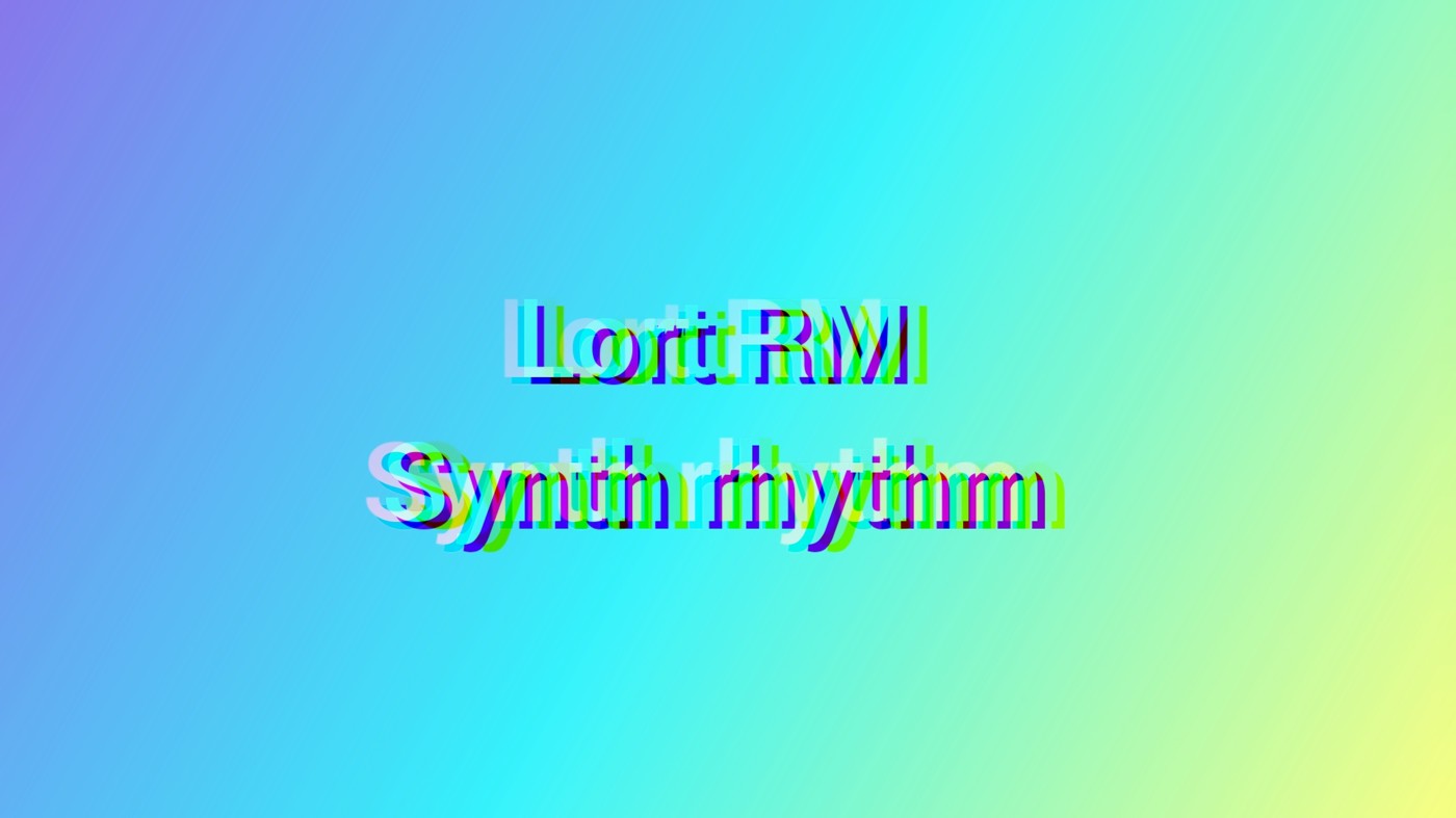 Synth rhythm