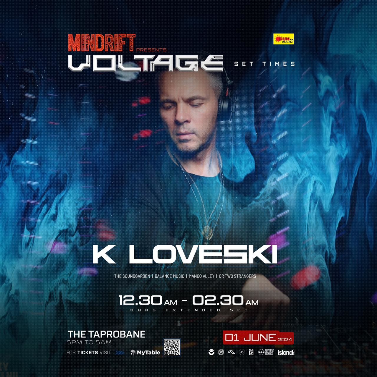 K Loveski @ VOLTAGE (Colombo, Sri Lanka) 01.06.24 episode artwork