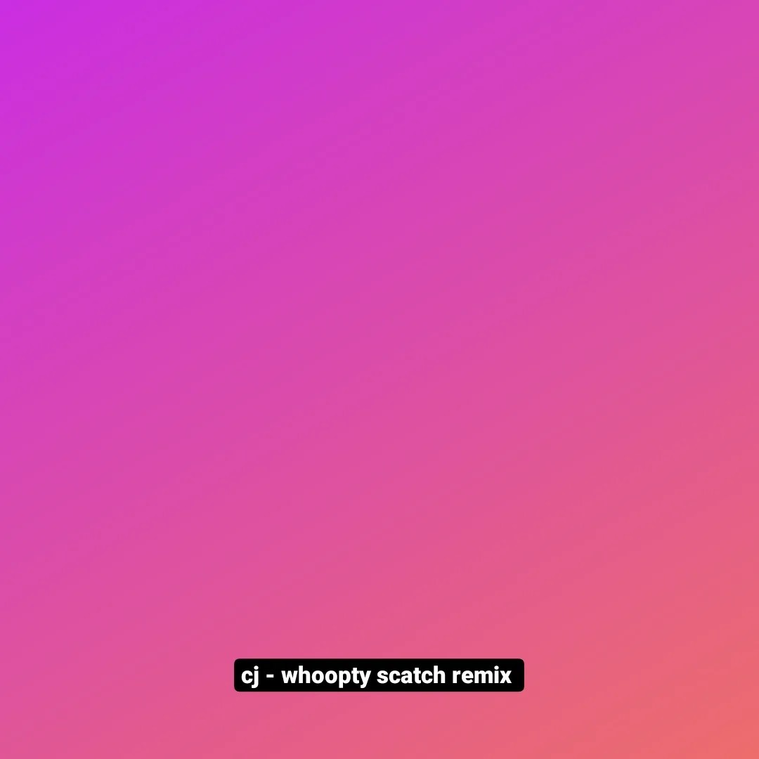 CJ - Whoopty (Scatch Remix)