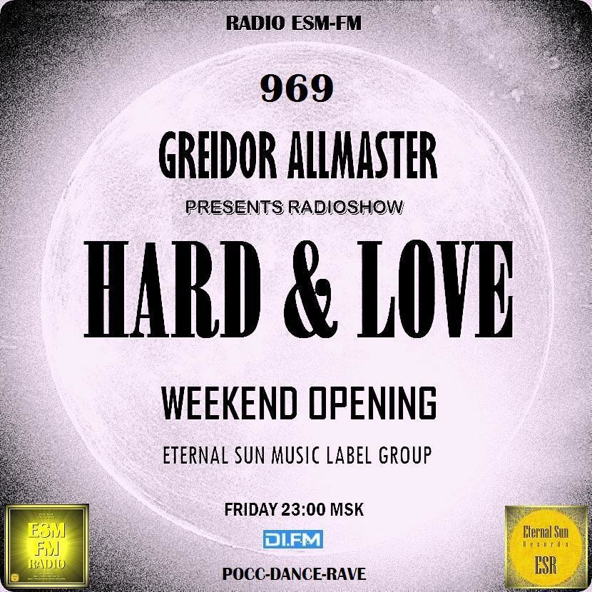 Hard & Love #969 (One DJ) (Opening Weekend) on[ESM-FM & DI-FM] - Mixed by Happyalex (22.05.2026) [Eternal Sun Music] #969 episode artwork