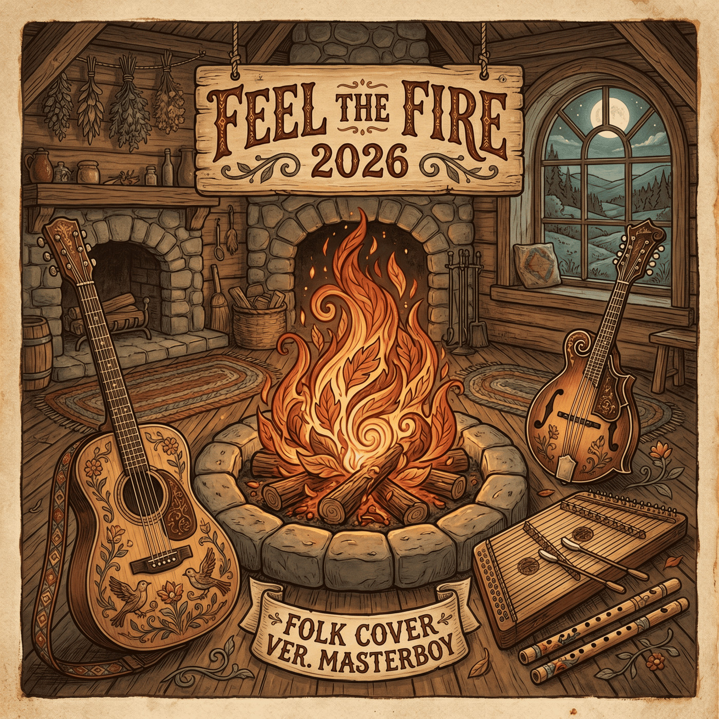 Disco Magic & valex77 - Feel The Fire 2026 folk ver ( cover Masterboy discomagic.ru ))))