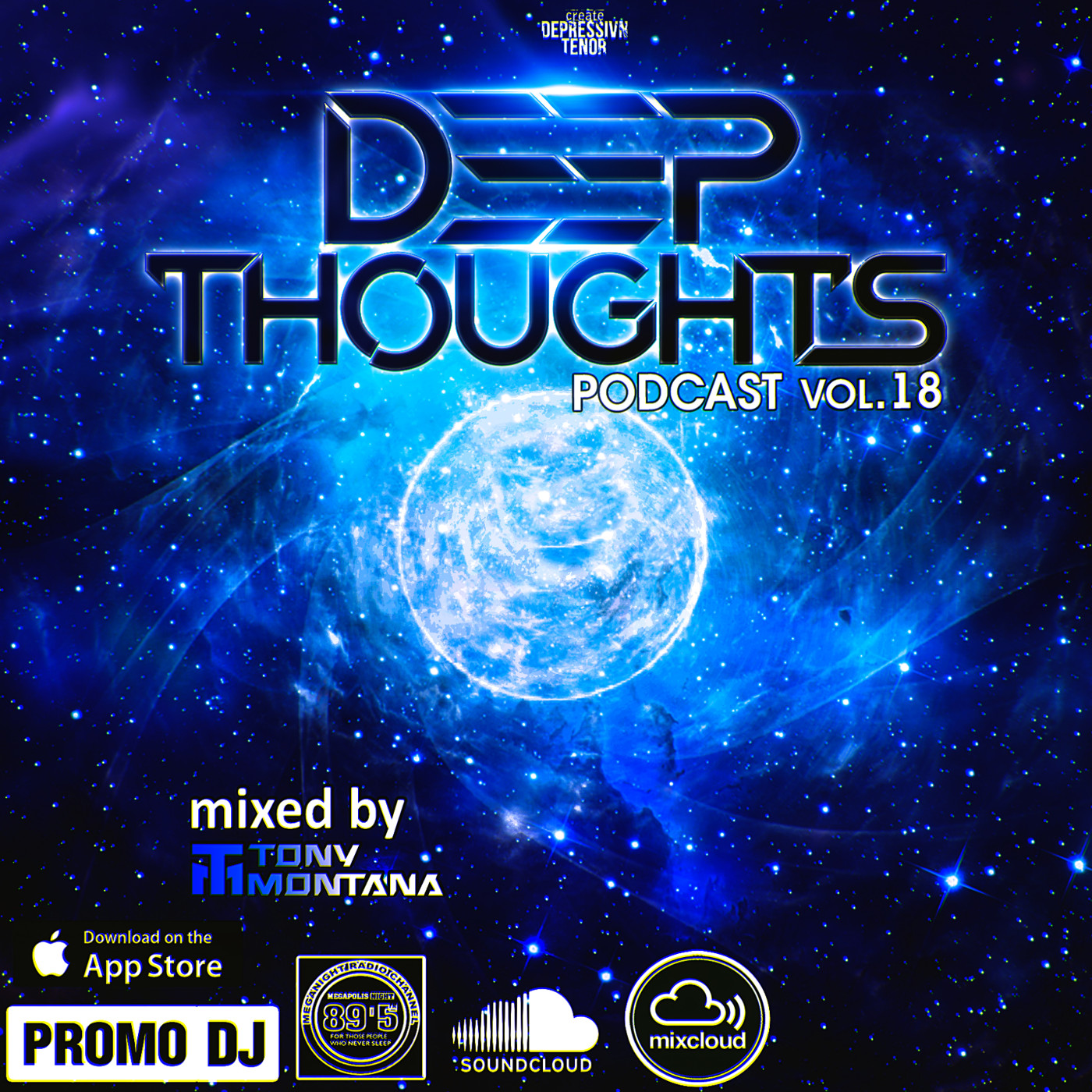 Deep Thoughts podcast # 18 with Dj Tony Montana [MGPS 89,5 FM] 27.08.2016 episode artwork