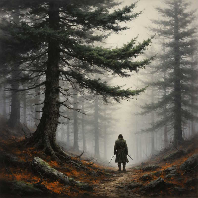 Ель рукавом мне тропинку завесила…