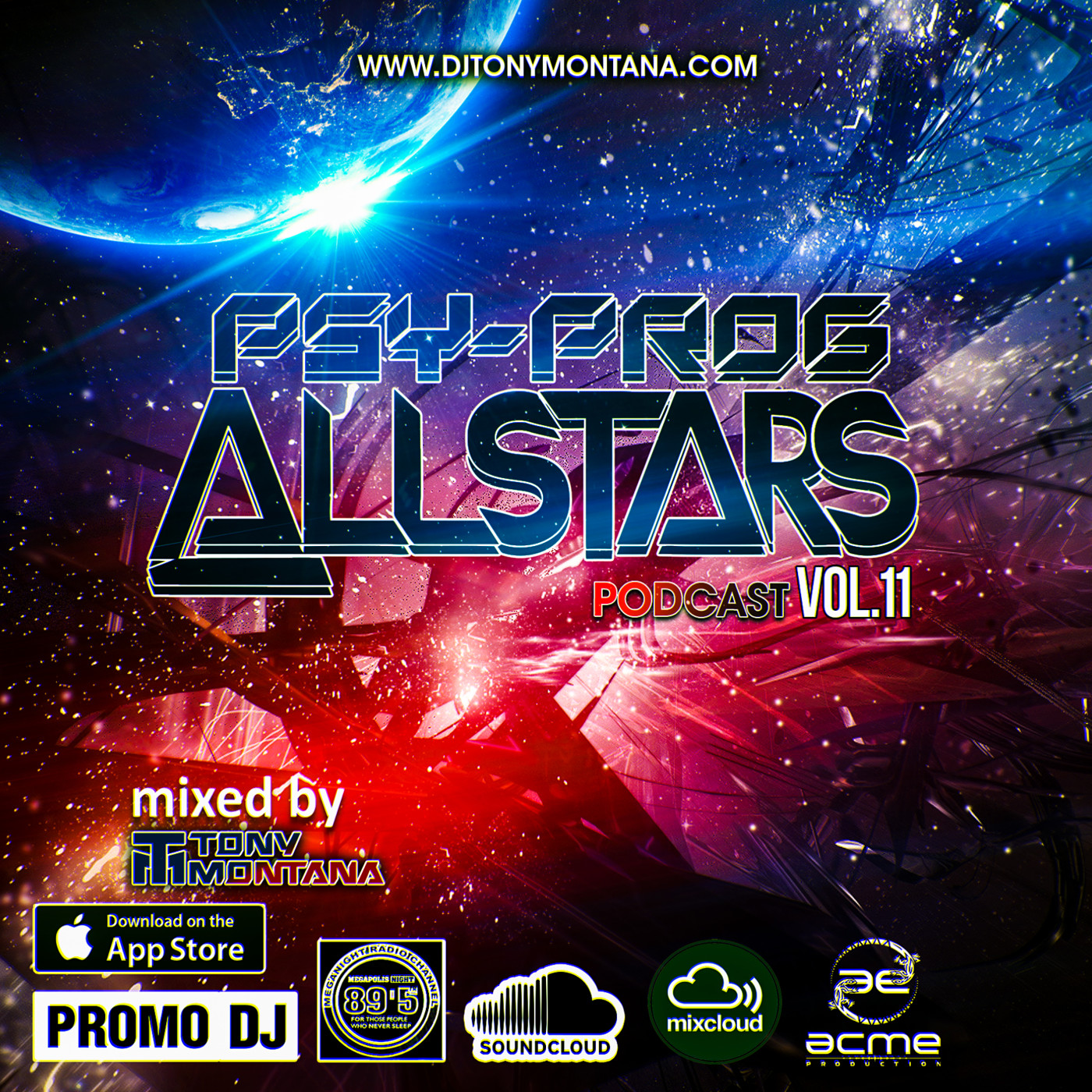 Psy-Prog Allstars podcast # 11 with Dj Tony Montana [MGPS 89,5 FM] 31.03.2017 episode artwork