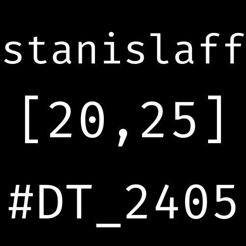 stanislaff : #DT 2405; mix : 2025