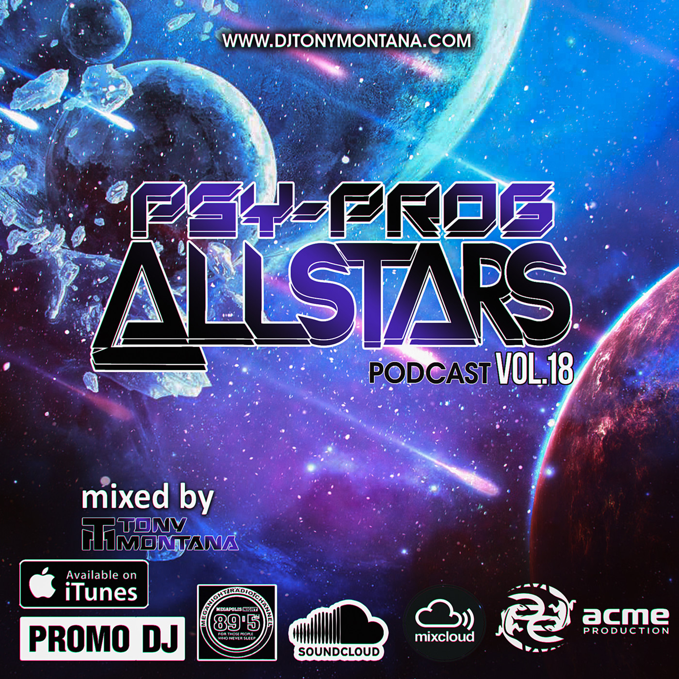 Psy-Prog Allstars podcast # 18 with Dj Tony Montana [MGPS 89,5 FM] 27.01.2018 episode artwork