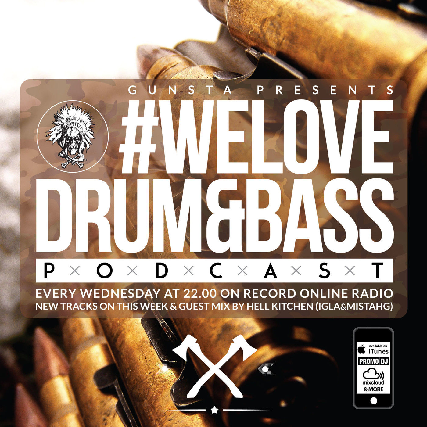 Gunsta Presents #WeLoveDrum&Bass Podcast & Hell Kitchen (Igla & MistahG) Guest Mix episode artwork