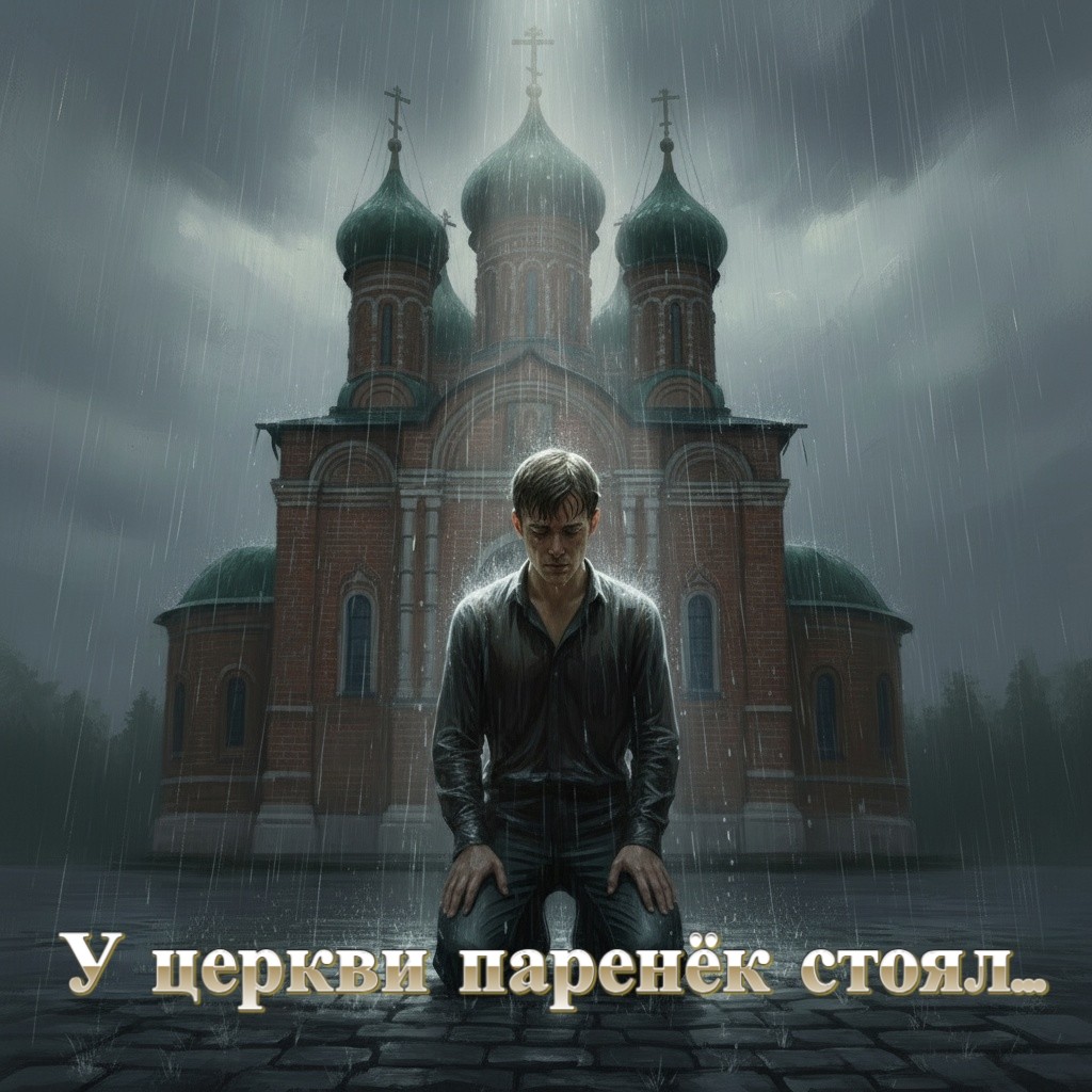 У церкви паренёк стоял...