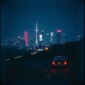 blues of the night city