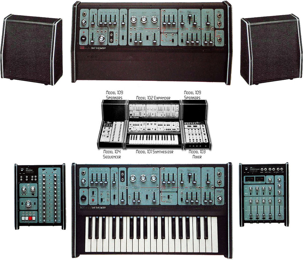 Original system. Studio-110 Synthesizer System.