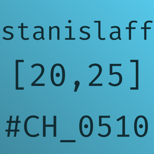 stanislaff : #CH 0510; mix : 2025