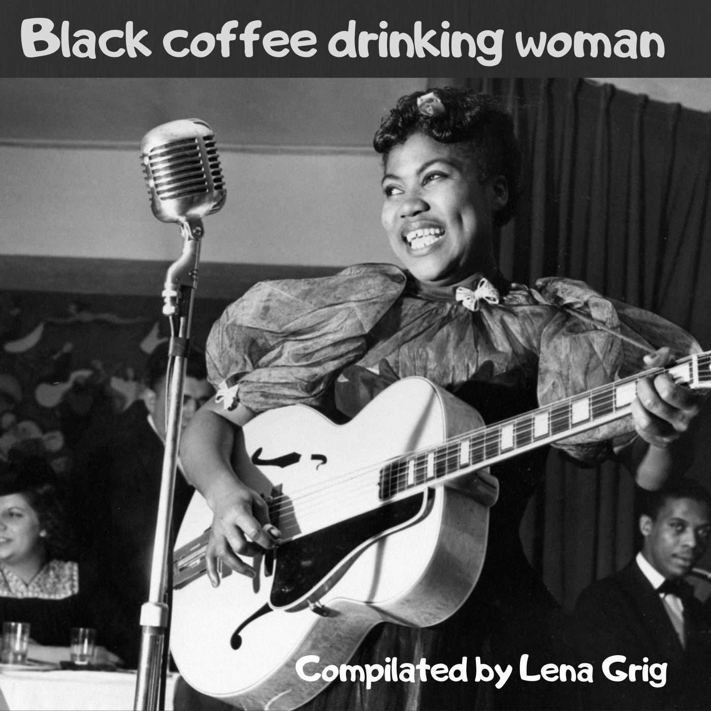 Black coffee drinking woman (compiled by Lena Grig) episode artwork