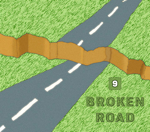 Broken Road #9