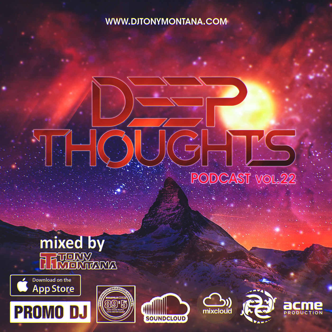 Deep Thoughts podcast # 22 with Dj Tony Montana [MGPS 89,5 FM] 13.10.2017 episode artwork