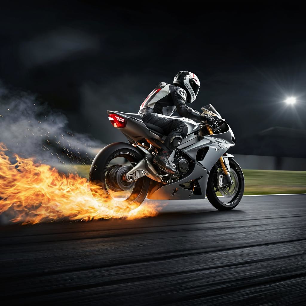 THE LAST RACE OF A BIKER