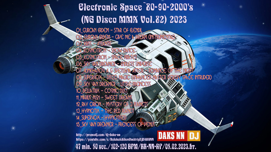 DJ Daks NN & DJ Aleksandr - Electronic Space`80-90-2000's (NG Disco Mix Vol.82) 2023