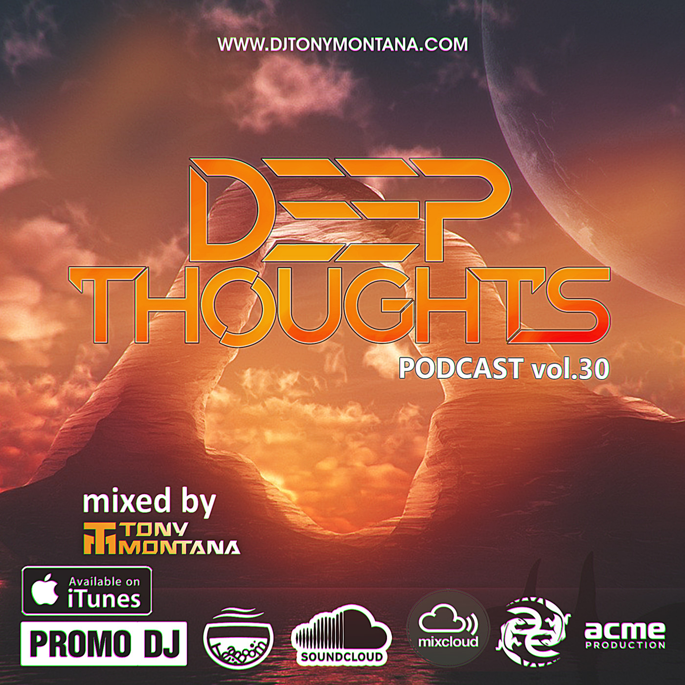 Deep Thoughts podcast # 30 with Dj Tony Montana 20.08.2023 #30 episode artwork