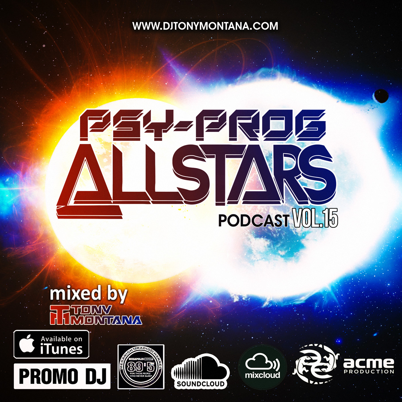 Psy-Prog Allstars podcast # 15 with Dj Tony Montana [MGPS 89,5 FM] 29.07.2017 episode artwork