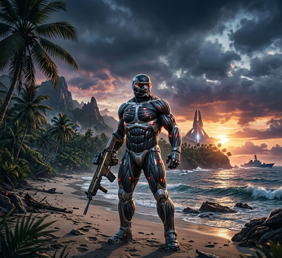 Crysis - Alien Base episode artwork