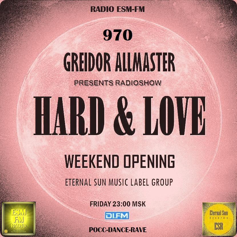 Hard & Love #970 (One DJ) (Opening Weekend) on[ESM-FM & DI-FM] - Mixed by Happyalex (29.05.2026) [Eternal Sun Music] #970 episode artwork