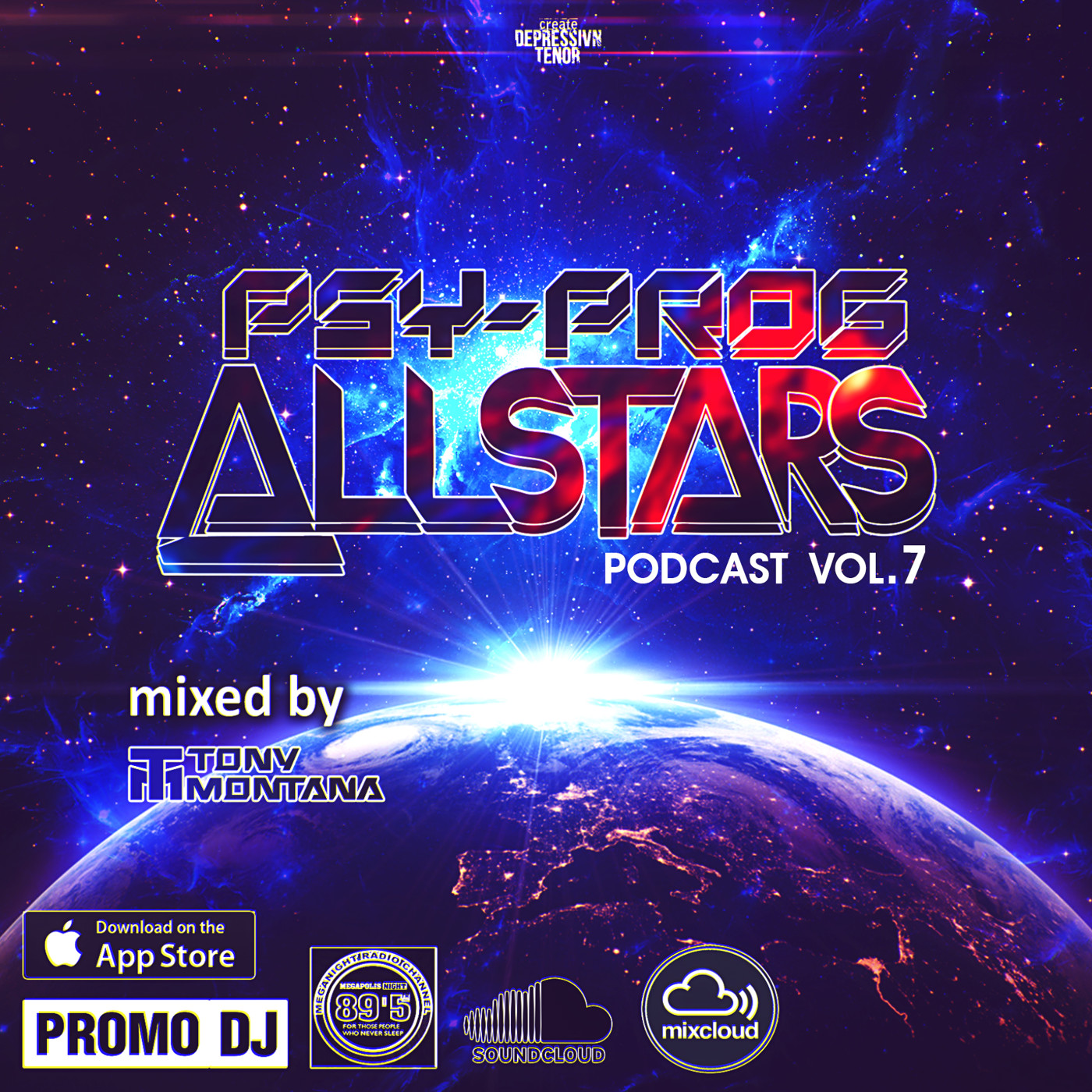 Psy-Prog Allstars podcast # 7 with Dj Tony Montana [MGPS 89,5 FM] 05.11.2016 episode artwork