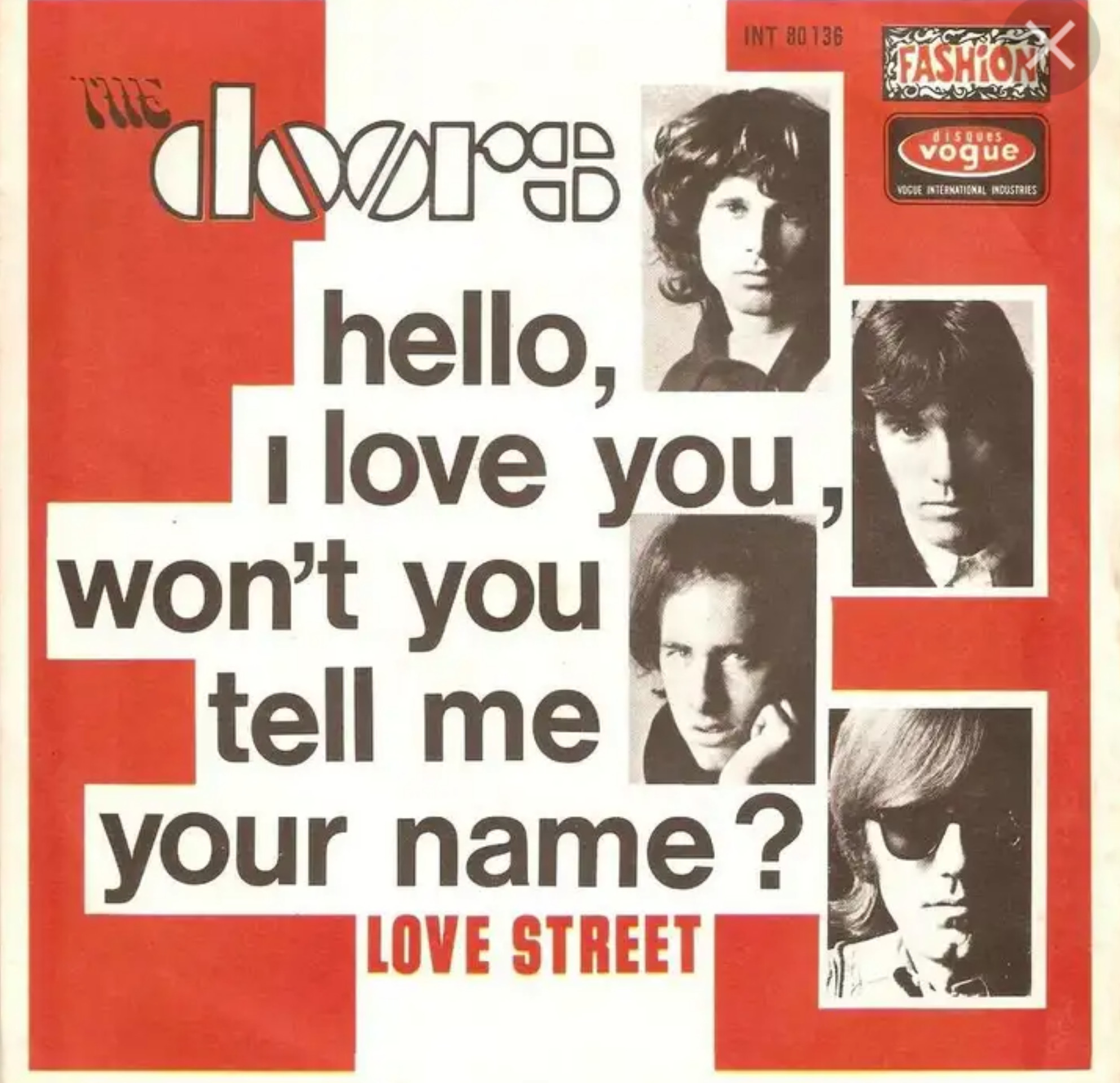 Streets love me. Hello i Love you. The Doors. The Doors i Love you. Love Street the Doors.