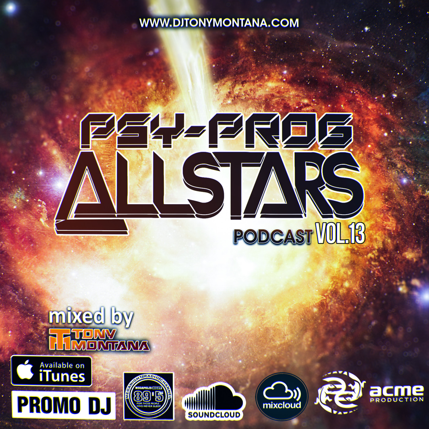 Psy-Prog Allstars podcast # 13 with Dj Tony Montana [MGPS 89,5 FM] 27.05.2017 episode artwork