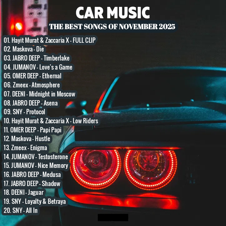 Car Music - The Best Songs of November 2025