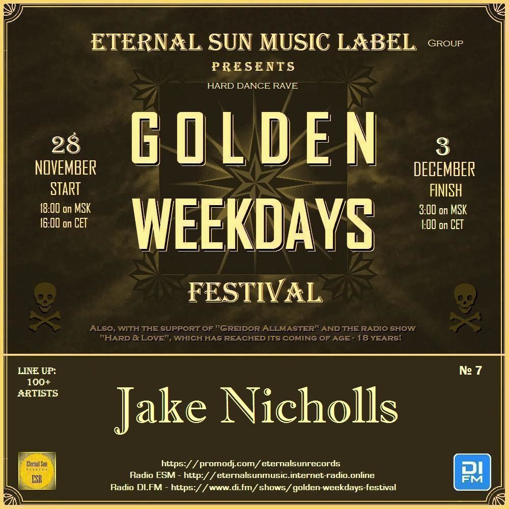 №7. Jake Nicholls - Eternal Sun Music Label pres. Golden Weekdays Festival 2025 [ESM]
