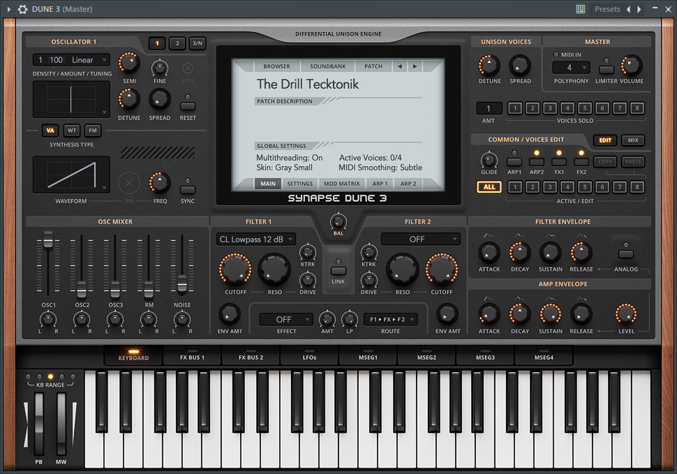FLP-project FL Studio v20 - THE DRILL (T800CSM101 remake) synth DUNE 3 Presetshare com