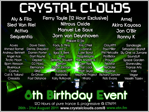 Ex-Driver - Mix For Crystal Clouds 8th Birthday Event episode artwork