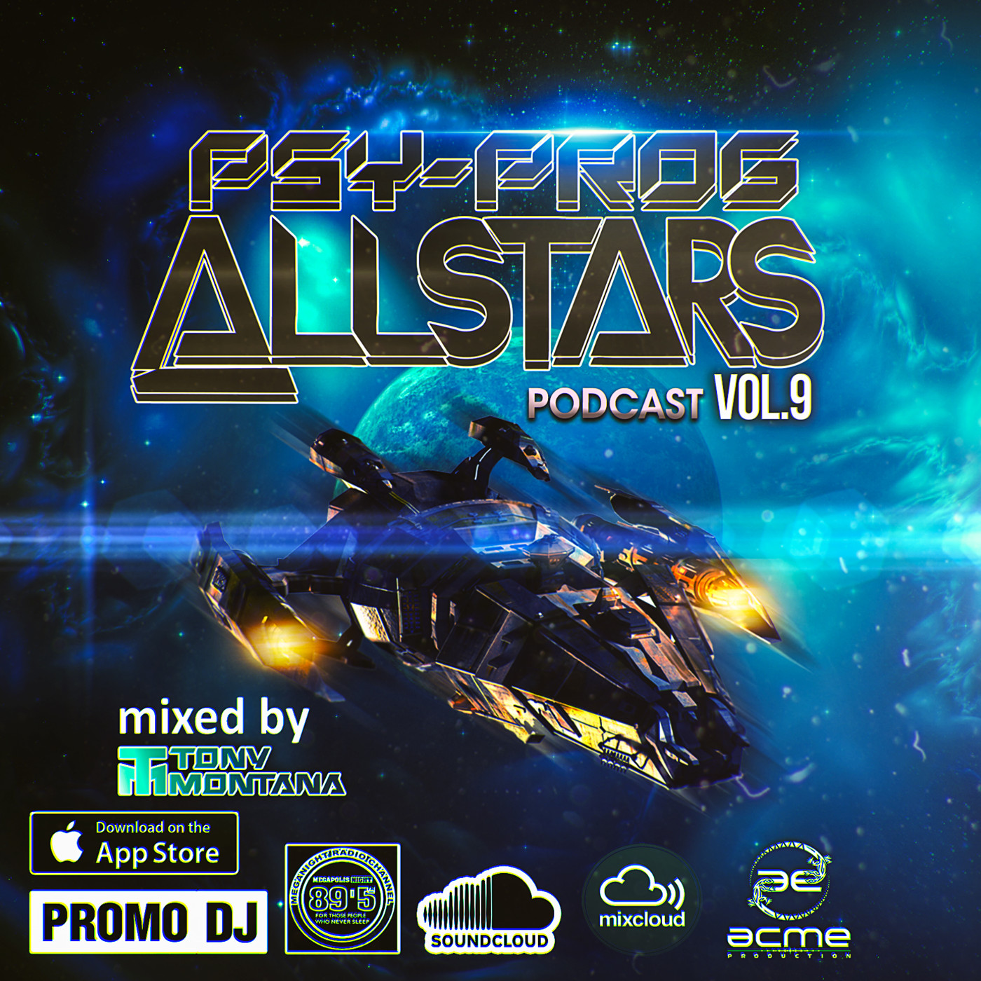 Psy-Prog Allstars podcast # 9 with Dj Tony Montana [MGPS 89,5 FM] 31.01.2017 episode artwork